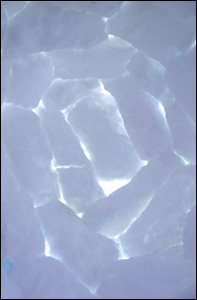 An igloo's structure gives it strength